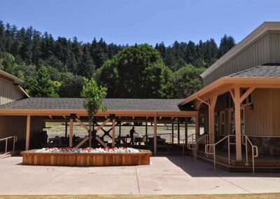 Roaring Camp Railroad Kitchen and Covered Dining Patio